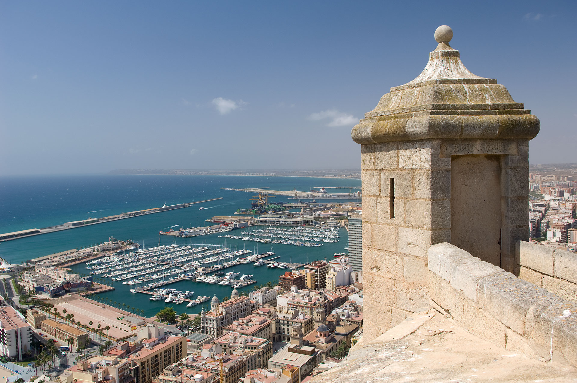 Vista del Castillo de Alicante